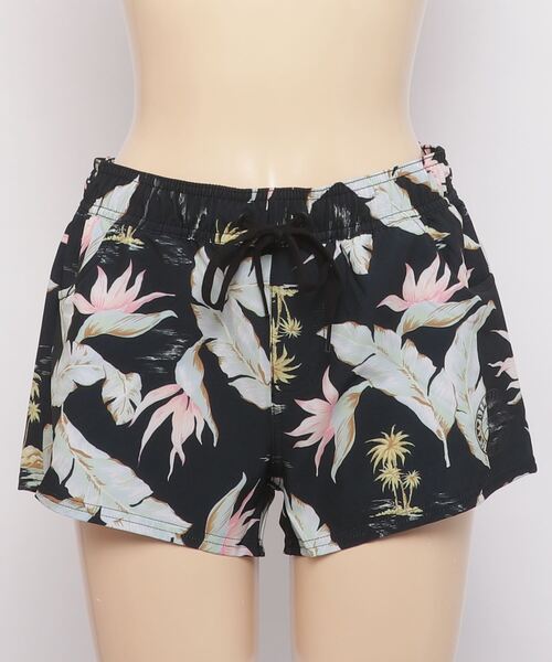 BILLABONG（ビラボン）の「BILLABONG/ビラボン  水陸両用ボタニカル柄トランクス   BB013-500（水着・レディース・ブラック/ホワイト・L/M）」の2枚目の写真
