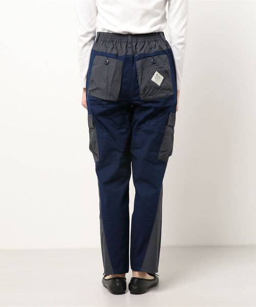 KRIFF MAYER Lady's Collection（クリフメイヤーレディースコレクション）の「異素材切替カーゴパンツ（カーゴパンツ・レディース・ベージュ/カラフル/ネイビー/カーキ・MEDIUM/LARGE）」の9枚目の写真