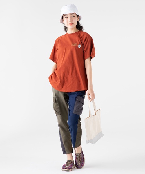 KRIFF MAYER Lady's Collection（クリフメイヤーレディースコレクション）の「異素材切替カーゴパンツ（カーゴパンツ・レディース・ベージュ/カラフル/ネイビー/カーキ・MEDIUM/LARGE）」の10枚目の写真