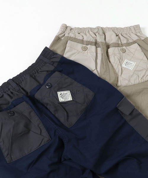 KRIFF MAYER Lady's Collection（クリフメイヤーレディースコレクション）の「異素材切替カーゴパンツ（カーゴパンツ・レディース・ベージュ/カラフル/ネイビー/カーキ・MEDIUM/LARGE）」の15枚目の写真