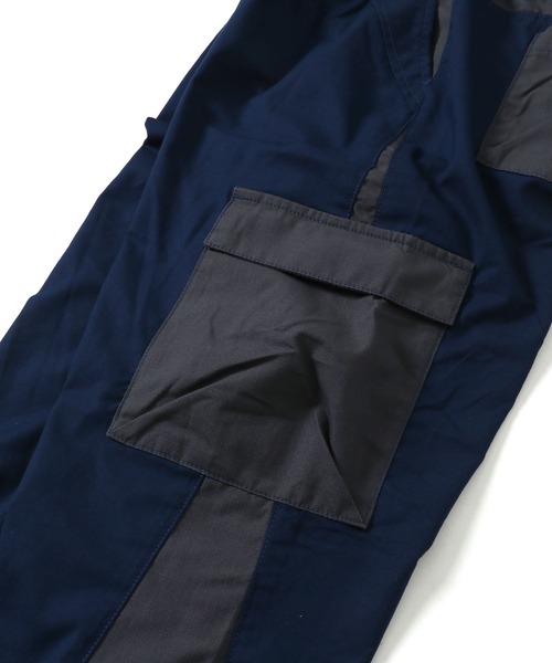 KRIFF MAYER Lady's Collection（クリフメイヤーレディースコレクション）の「異素材切替カーゴパンツ（カーゴパンツ・レディース・ベージュ/カラフル/ネイビー/カーキ・MEDIUM/LARGE）」の16枚目の写真