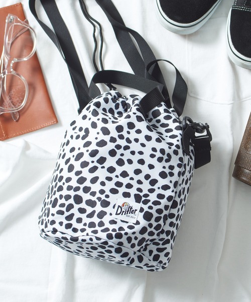 momoさま専用　Drifter/ドリフター】別注ストラップ付き セール】【Drifter】/DRAWSTRING POUCH ドリフター円マチドロー