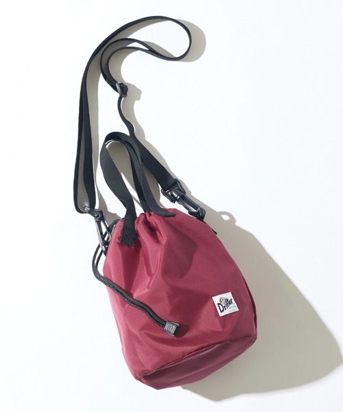 Drifter（ドリフター）の「【Drifter】/DRAWSTRING POUCH ドリフター円マチドローストリングショルダーバッグ ※（ショルダーバッグ・レディース・ブラック/ダークブラウン/ベージュ/ブラウン/レオパード/アニマル/グリーン/ピンク/ブルー/ネイビー/パープル/その他1/グレー/その他2/その他4/その他5/その他3/グリーン系その他2/イエロー/その他7/その他8/バーガンディー/その他9/カモフラージュ・FREE）」の14枚目の写真