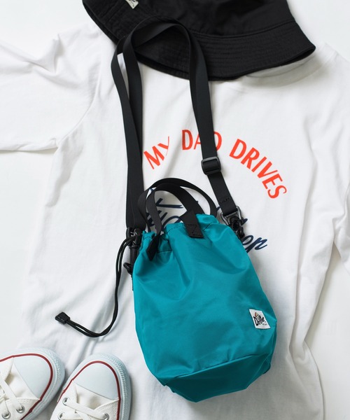 Drifter（ドリフター）の「【Drifter】/DRAWSTRING POUCH ドリフター円マチドローストリングショルダーバッグ ※（ショルダーバッグ・レディース・ブラック/ダークブラウン/ベージュ/ブラウン/レオパード/アニマル/グリーン/ピンク/ブルー/ネイビー/パープル/その他1/グレー/その他2/その他4/その他5/その他3/グリーン系その他2/イエロー/その他7/その他8/バーガンディー/その他9/カモフラージュ・FREE）」の10枚目の写真