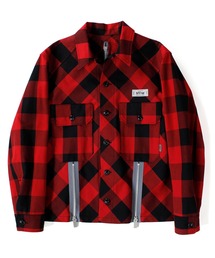 MYne マイン / block check jacket shirts ブロックチェックシャツジャケット / G05SH162