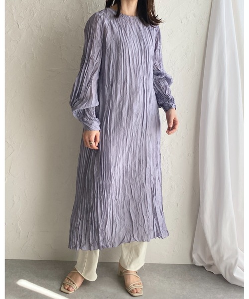 She's Closet（シーズクローゼット）の「裾カットオフハイウエストストレートデニムパンツ（デニムパンツ・レディース・ライトブルー/ブラック/パープル/オフホワイト/ブルー・S/M）」の6枚目の写真