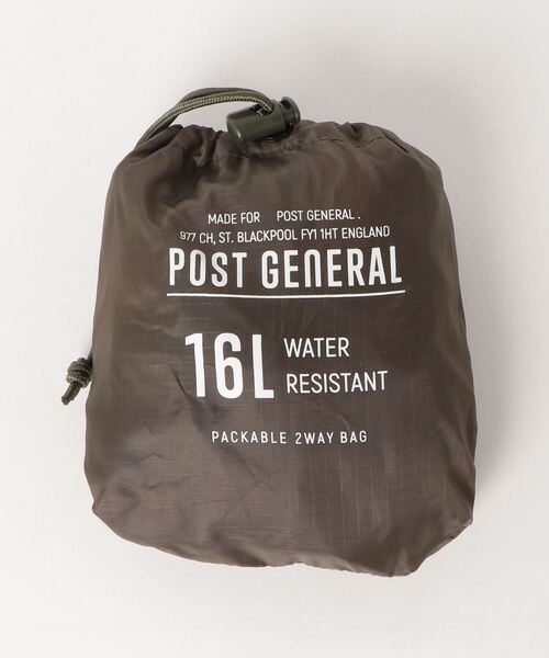 JACK & MARIE(ジャックアンドマリー)の「POSTGENERAL PACKABLE 2WAY BAG (ポストジェネラル )(エコバッグ/サブバッグ・メンズ・ブラック/オリーブ/ブラウン系その他/ベージュ系その他・FREE)」の8枚目の写真