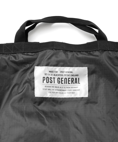 JACK & MARIE(ジャックアンドマリー)の「POSTGENERAL PACKABLE 2WAY BAG (ポストジェネラル )(エコバッグ/サブバッグ・メンズ・ブラック/オリーブ/ブラウン系その他/ベージュ系その他・FREE)」の15枚目の写真