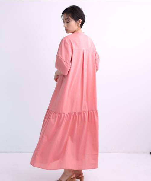 493t*美品 カデュネ CADUNE ボリュームワンピース CADUNE（カデュネ）の「ボリュームコットンワンピース