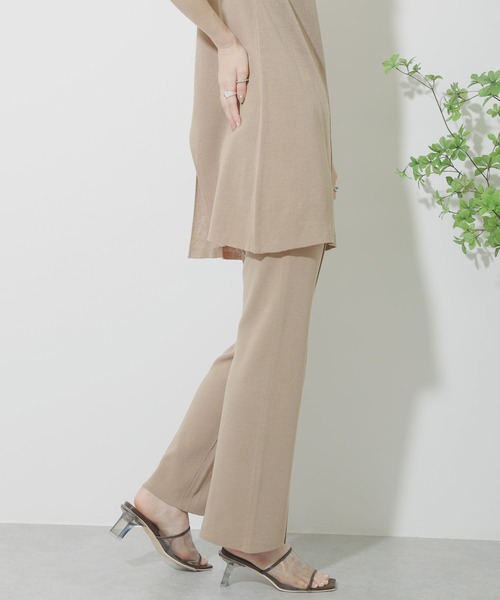 SENSE OF PLACE by URBAN RESEARCH（センスオブプレイスバイアーバンリサーチ）の「【WEB/一部店舗限定】センターシームニットセットアップ（ニット/セーター・レディース・ブラック/ベージュ/ブラウン/グリーン・ONE）」の16枚目の写真