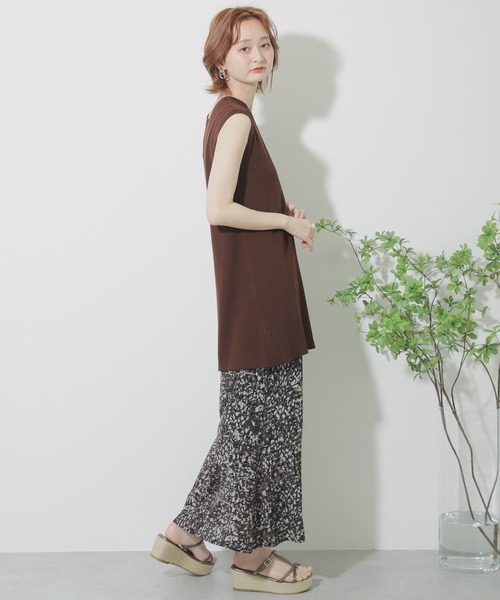 SENSE OF PLACE by URBAN RESEARCH（センスオブプレイスバイアーバンリサーチ）の「【WEB/一部店舗限定】センターシームニットセットアップ（ニット/セーター・レディース・ブラック/ベージュ/ブラウン/グリーン・ONE）」の19枚目の写真