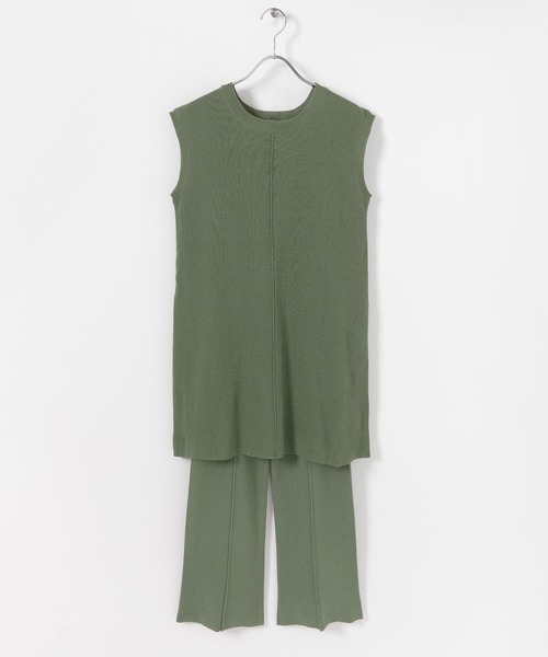 SENSE OF PLACE by URBAN RESEARCH（センスオブプレイスバイアーバンリサーチ）の「【WEB/一部店舗限定】センターシームニットセットアップ（ニット/セーター・レディース・ブラック/ベージュ/ブラウン/グリーン・ONE）」の22枚目の写真