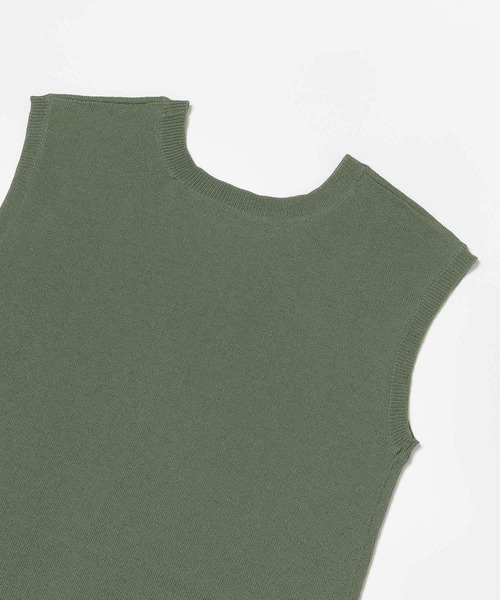 SENSE OF PLACE by URBAN RESEARCH（センスオブプレイスバイアーバンリサーチ）の「【WEB/一部店舗限定】センターシームニットセットアップ（ニット/セーター・レディース・ブラック/ベージュ/ブラウン/グリーン・ONE）」の8枚目の写真