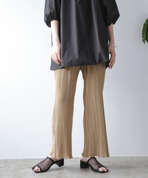 プリーツフレアイージーパンツ　947447