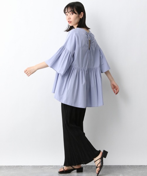 A part by（アパートバイ）の「プリーツフレアイージーパンツ　947447（その他パンツ・レディース・ブラック/ブラウン系その他/ベージュ/カーキ/ライトブルー・SMALL/MEDIUM）」の22枚目の写真