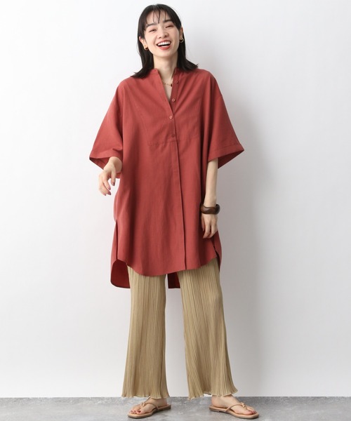 A part by（アパートバイ）の「プリーツフレアイージーパンツ　947447（その他パンツ・レディース・ブラック/ブラウン系その他/ベージュ/カーキ/ライトブルー・SMALL/MEDIUM）」の18枚目の写真