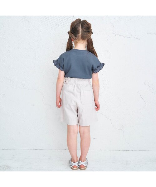 apres les cours（アプレレクール）の「ワッフルTシャツ（Tシャツ/カットソー・キッズ・サックスブルー/ピンク/ミント/アイボリー/ブラウン/ネイビー/オレンジ/その他2・110/120/140/130/100/90/80）」の14枚目の写真