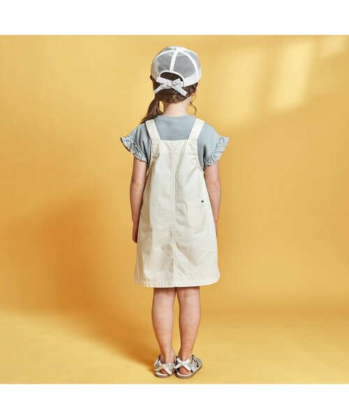 apres les cours（アプレレクール）の「ワッフルTシャツ（Tシャツ/カットソー・キッズ・サックスブルー/ピンク/ミント/アイボリー/ブラウン/ネイビー/オレンジ/その他2・110/120/140/130/100/90/80）」の16枚目の写真