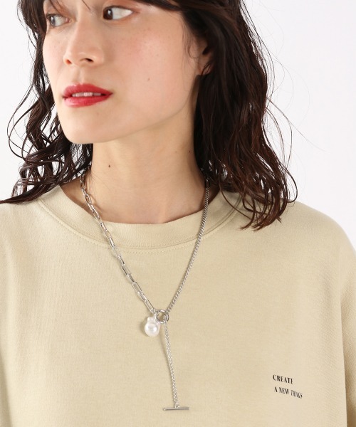 LOWRYS FARM(ローリーズファーム)の「パールチェーンネックレス 946189(ネックレス・レディース・その他2/その他1/その他4/その他3・FREE)」の4枚目の写真