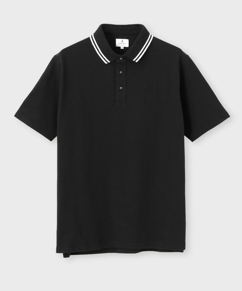 【ラスト・最終値下】LANVIN BLANC ブラックポロシャツ Mサイズ ラスト1・最終値下】LANVIN BLANC ブラックポロシャツ Mサイズ