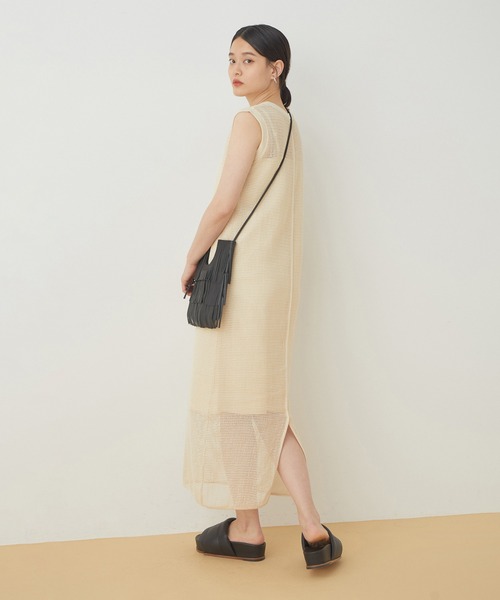 セール】【WEB限定】インナーつきメッシュワンピース