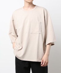 DANKE SCHON | DankeSchon/ダンケシェーン/10/1天竺ステッチポケットTシャツ(Tシャツ/カットソー)