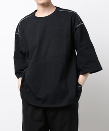 DANKE SCHON | DankeSchon/ダンケシェーン/10/1天竺ステッチポケットTシャツ(Tシャツ/カットソー)