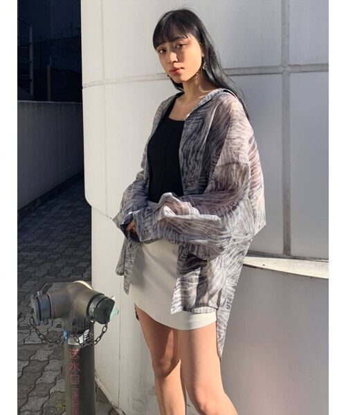 EMODA(エモダ)の「カーブミニスカート(スカート・レディース・ホワイト/ブラック/その他・SMALL/MEDIUM)」の11枚目の写真