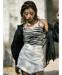 ボリュームパフシアーシャツ