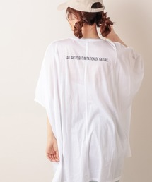 PUAL CE CIN | ロゴプリントチュニック(Tシャツ/カットソー)