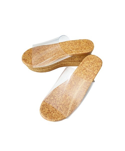 ENVYM（アンビー）の「ウェッジセンターシームサンダル（サンダル・レディース・クリア/ブラック・24.5cm/23.5cm/22.5cm）」の3枚目の写真