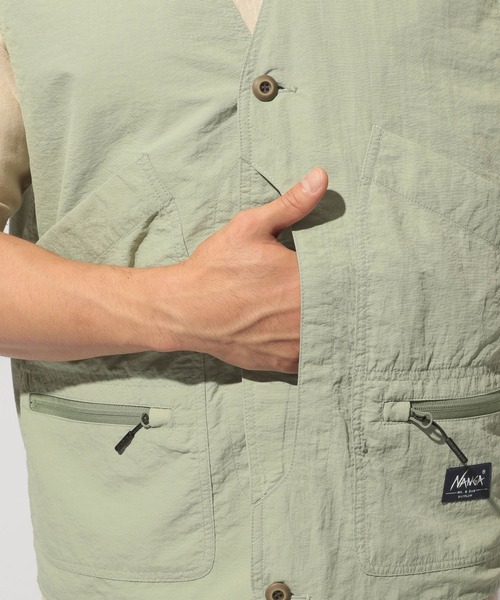 NANGA(ナンガ)の「【NANGA Mt. & Sea】ハンティングベスト(ベスト・メンズ・ホワイト/ネイビー/カーキ・MEDIUM/LARGE)」の22枚目の写真