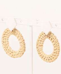 【atelier*mio】クレイ × ラタン pierce