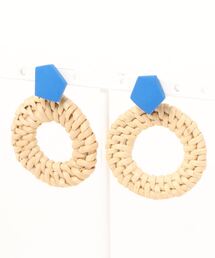 【atelier*mio】クレイ × ラタン pierce