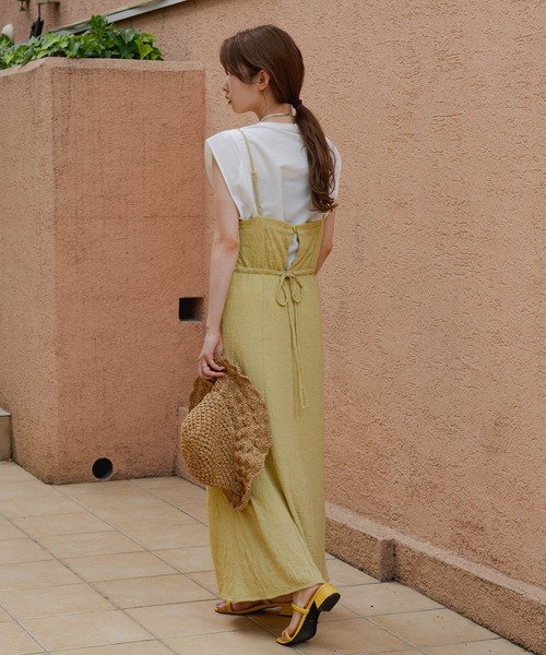 Kastane（カスタネ）の「フクレジャガードマーメイドワンピース（ワンピース・レディース・ブラック/アイボリー/グリーン系その他/ブラック系その他/グリーン系その他2/ホワイト系その他/ベージュ・FREE）」の14枚目の写真