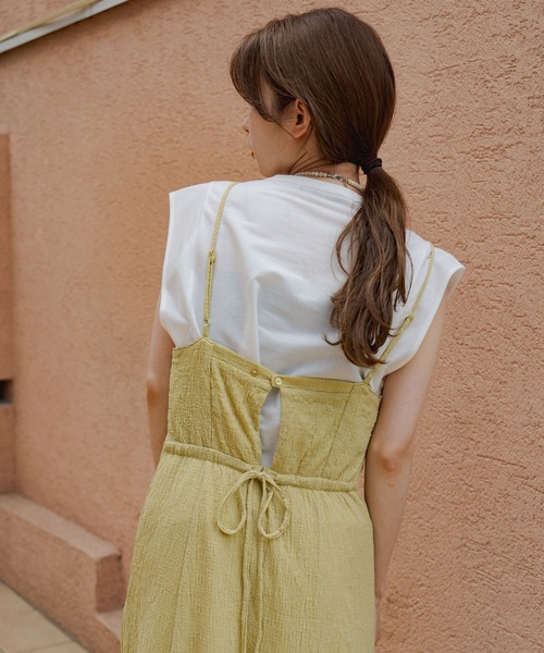 Kastane（カスタネ）の「フクレジャガードマーメイドワンピース（ワンピース・レディース・ブラック/アイボリー/グリーン系その他/ブラック系その他/グリーン系その他2/ホワイト系その他/ベージュ・FREE）」の17枚目の写真