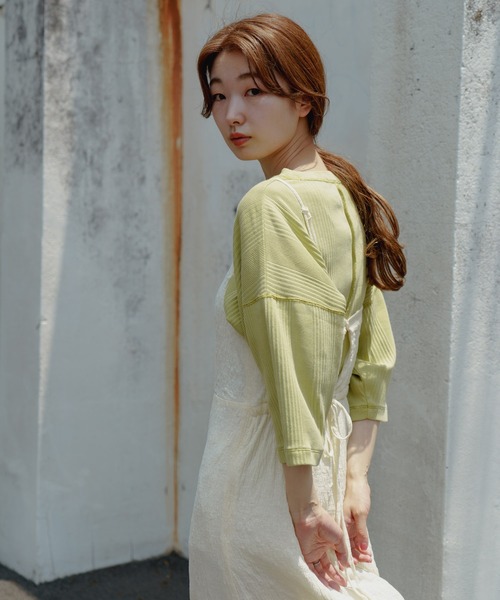 Kastane（カスタネ）の「フクレジャガードマーメイドワンピース（ワンピース・レディース・ブラック/アイボリー/グリーン系その他/ブラック系その他/グリーン系その他2/ホワイト系その他/ベージュ・FREE）」の11枚目の写真