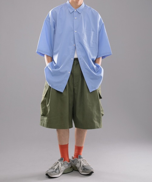 kutir（クティール）の「ルーズビッグシャツ（シャツ/ブラウス・メンズ・サックスブルー/ライトグリーン/ライトピンク・MEDIUM/LARGE）」の21枚目の写真