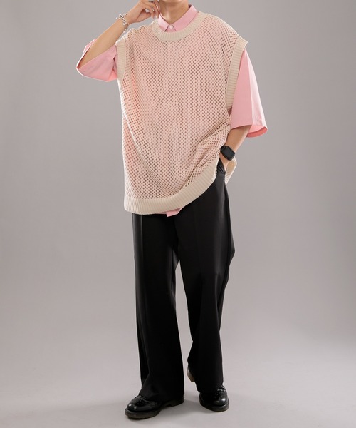 kutir（クティール）の「ルーズビッグシャツ（シャツ/ブラウス・メンズ・サックスブルー/ライトグリーン/ライトピンク・MEDIUM/LARGE）」の7枚目の写真