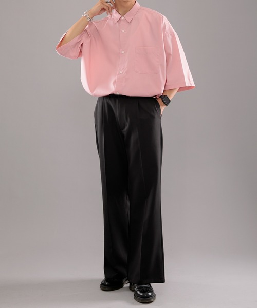 kutir（クティール）の「ルーズビッグシャツ（シャツ/ブラウス・メンズ・サックスブルー/ライトグリーン/ライトピンク・MEDIUM/LARGE）」の6枚目の写真