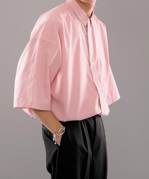 kutir（クティール）の「ルーズビッグシャツ（シャツ/ブラウス・メンズ・サックスブルー/ライトグリーン/ライトピンク・MEDIUM/LARGE）」の15枚目の写真