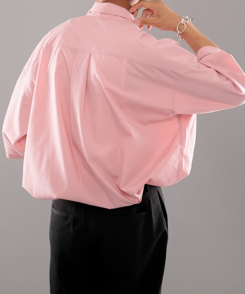 kutir（クティール）の「ルーズビッグシャツ（シャツ/ブラウス・メンズ・サックスブルー/ライトグリーン/ライトピンク・MEDIUM/LARGE）」の16枚目の写真