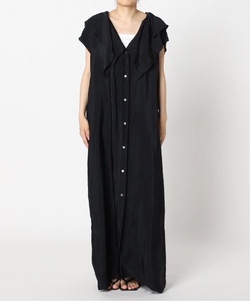 BIG COLLAR ONE PIECE ブラック 2サイズ CITYSHOP（シティーショップ）の「BIG COLLAR DRESS 2