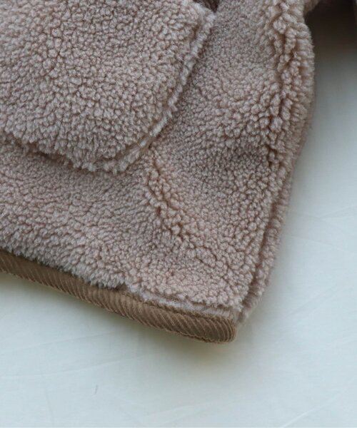 apres les cours（アプレレクール）の「コーデュロイ×ボアアウター（テーラードジャケット・キッズ・ベージュ/ブラウン・100/90/110/120/140/130/80）」の11枚目の写真