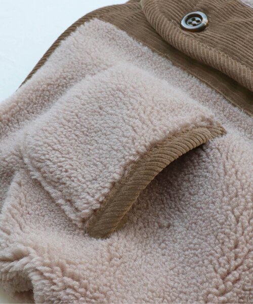 apres les cours（アプレレクール）の「コーデュロイ×ボアアウター（テーラードジャケット・キッズ・ベージュ/ブラウン・100/90/110/120/140/130/80）」の19枚目の写真