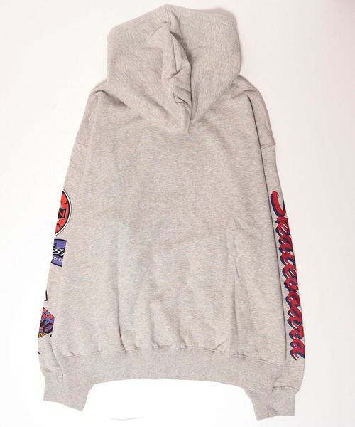 VISION STREET WEAR(ヴィジョンストリートウェア)の「【VISION STREET WEAR】スリーブロゴ裏毛フーディー(パーカー・メンズ・チャコールグレー/ブルー/キナリ・M/L)」の5枚目の写真