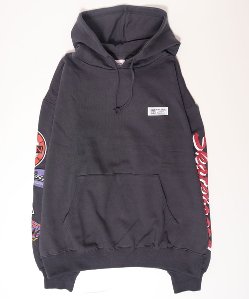 VISION STREET WEAR(ヴィジョンストリートウェア)の「【VISION STREET WEAR】スリーブロゴ裏毛フーディー(パーカー・メンズ・チャコールグレー/ブルー/キナリ・M/L)」の15枚目の写真