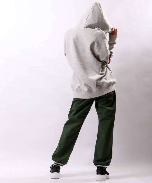 VISION STREET WEAR(ヴィジョンストリートウェア)の「【VISION STREET WEAR】スリーブロゴ裏毛フーディー(パーカー・メンズ・チャコールグレー/ブルー/キナリ・M/L)」の14枚目の写真