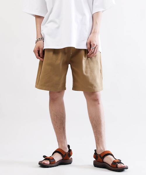Lulu ＆ Arnie（るるあんどあーにー）の「ビストロ シェフパンツ コットン イージー ショートパンツ ユニセックス -bistro chef work short pants -（その他パンツ・メンズ・ブラック/オリーブ/ベージュ/ホワイト/ネイビー・LARGE/MEDIUM/X-LARGE）」の22枚目の写真