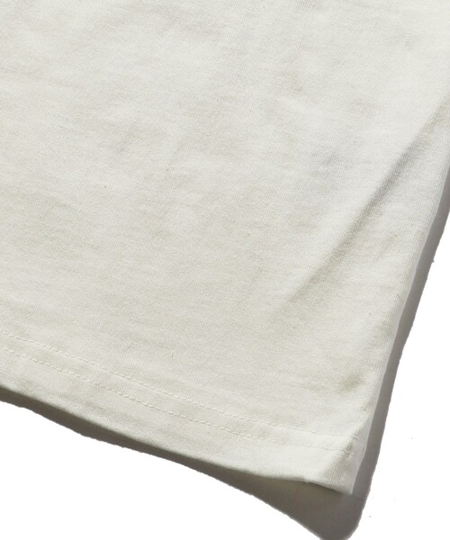 FREAK'S STORE（フリークスストア）の「WEB限定 US SHOP SIGN バックプリントリンガーTシャツ/トリムTシャツ（Tシャツ/カットソー・メンズ・オフホワイト/レモンイエロー・LARGE/X-LARGE/MEDIUM）」の3枚目の写真